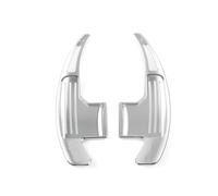 UNCLE LIAO 2 Piezas Levas de Cambio del Volante,Extensiones de levas de Cambio del Volante del automóvil de Apto para Ford Mustang 2015 2016 2017 2018 2019 2020.,D-Silver