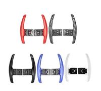 UNCLE LIAO 2 Piezas Levas de Cambio del Volante,Extensiones de levas de Cambio del Volante del automóvil de Apto para BMW Série 1 F20 F21 2012 2013 2014 2015 2016 2017 2018.,D-Silver