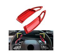 UNCLE LIAO 2 Piezas Levas de Cambio del Volante,Extensiones de levas de Cambio del Volante del automóvil de Apto para Peugeot 3008 5008 2017-2022 2008 2020-2022 508 2019-2022.,C-Red