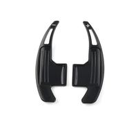 UNCLE LIAO 2 Piezas Levas de Cambio del Volante,Extensiones de levas de Cambio del Volante del automóvil de Apto para Ford Mustang 2015 2016 2017 2018 2019 2020.,A-Black