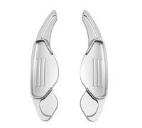 UNCLE LIAO 2 Piezas Levas de Cambio del Volante,Extensiones de levas de Cambio del Volante del automóvil de Apto para Discovery 2010-2013 2014 2015 2016.,D-Silver