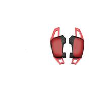 UNCLE LIAO 2 Piezas Levas de Cambio del Volante,Extensiones de levas de Cambio del Volante del automóvil de Apto para VW Golf 7 7.5 GTI MK7 GTE GTD Polo Jetta GLI.,B-Red