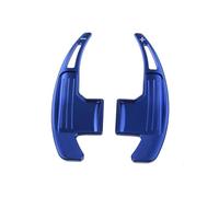 UNCLE LIAO 2 Piezas Levas de Cambio del Volante,Extensiones de levas de Cambio del Volante del automóvil de Apto para Ford Mustang 2015 2016 2017 2018 2019 2020.,B-Blue