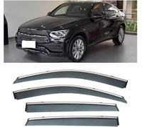 UNCLE LIAO 4 Piezas Coche Deflectores para Benz GLC Coupe 2020-2021 Deflectores de Aire, Cortavientos Ventana Coche Derivabrisas Deflectores Accesorios Coche.