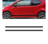 UNCLE LIAO Auto Pegatinas de Calcomanías Body Stripe Lateral,para Cross Up GT Auto gráfico decoración del Cuerpo Accesorios Puerta Lateral Falda calcomanías.,White