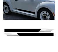 UNCLE LIAO Auto Pegatinas de Calcomanías Body Stripe Lateral,para VW Beetle Auto gráfico decoración del Cuerpo Accesorios Puerta Lateral Falda calcomanías.,Blue