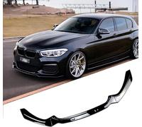 UNCLE LIAO Coche Alerón Delantero para BMW Série 1 F20 F21 M-Pack M118i M120i M135i 2015-2019,Parachoques Delantero Labio Alerón Difusor Splitter Kit,Coche Accesorios.,B-Black