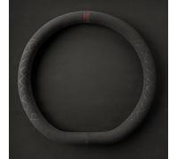 UNCLE LIAO Cubierta Volante Coche para Peugeot Expert 2016 2017 2018 2019 2020 2021 2022 Antideslizante Transpirable Duradera Ante.,B-Red-DType