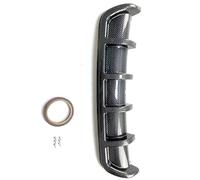 UNCLE LIAO Difusor Parachoques Trasero Alerón para BMW X5 E70 2007-2013,Anticolisión Coche Alerones Traseros ala Difusor Labios.,C-Carbon Fiber 2
