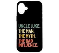 Uncle Luke Cita The Man The Myth The Bad Influence Funny Carcasa para iPhone 16 Plus
