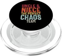 Uncle & Niece The Chaos Team Retro Best Uncle Sobrine PopSockets PopGrip para MagSafe