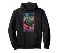 Uncle of The Birthday Boy, Vintage Gamer, Cumpleaños a Juego Sudadera con Capucha