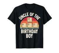 Uncle of The Birthday Boy WASD Gaming Matching Birthday Camiseta