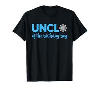Uncle of The Birthday Boy Winter Onederland 1er Cumpleaños Camiseta