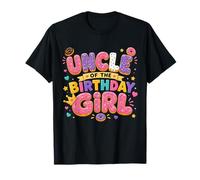 Uncle of The Birthday Girl Donut Party Theme Camiseta