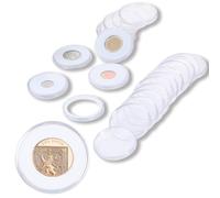 Uncle Paul 20 Juegos de cápsulas para Monedas de 46mm con 6 tamaños (20/25/30/35/40/46mm), Juntas de Espuma, Estuche Protector para Monedas, Protector para colección de Monedas