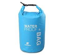 Uncle Paul Bolsas estancas - Azul 5 litros a la Deriva Impermeable Bolsa Seca para Paseo en Barco, Kayak, Pesca, Canotaje, natación, Camping, piragüismo