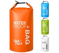 Uncle Paul Bolsas secas para barco, protección de pertenencias, bolsa impermeable para exteriores, a la deriva, barco, kayak, pesca, rafting, natación, camping, canoa, surf, Naranja mandarina, 10