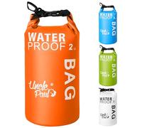 Uncle Paul Bolsas secas para barco, protección de pertenencias, bolsa impermeable para exteriores, a la deriva, barco, kayak, pesca, rafting, natación, camping, canoa, surf, Naranja mandarina, 2