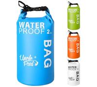 Uncle Paul Bolsas secas para barco, protección de pertenencias, bolsa impermeable para exteriores, a la deriva, barco, kayak, pesca, rafting, natación, camping, canoa, surf, Azul cian., 2 Literes(0.4