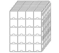 Uncle Paul Hojas para carpetas de monedas para soportes de cartón de 5 x 5 cm, 200 bolsillos para monederos, compatible con carpeta de recogida de monedas de 4 anillas, 3 anillas 10 hojas CS38