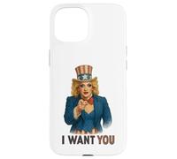 Uncle Sam Drag Queen LGBTQ Orgulloso Patriótico Americano Estados Unidos Carcasa para iPhone 15