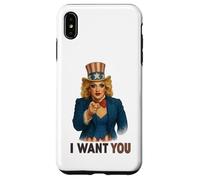 Uncle Sam Drag Queen LGBTQ Orgulloso Patriótico Americano Estados Unidos Carcasa para iPhone XS MAX