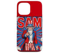 Uncle Sam USA Patriótico Carcasa para iPhone 13 Pro MAX