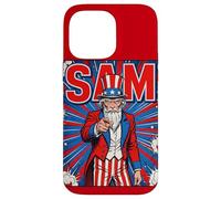 Uncle Sam USA Patriótico Carcasa para iPhone 14 Pro MAX