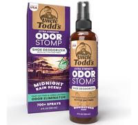 Uncle Todd's Desodorante para zapatos Odor Stomp - Fórmula enzimática probada y potente para eliminar olores en todos los calzados (lluvia de medianoche)