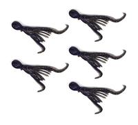 UncleS 5 Plantillas De Calamar Artificiales Cebos Blandos Señuelos Flotantes Silicona Aparejos Pesca 10 Cm Swimbaits Barcos Señuelos Pesca con Acción Realista