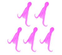 UncleS 5 Plantillas De Calamar Artificiales Cebos Blandos Señuelos Flotantes Silicona Aparejos Pesca 10 Cm Swimbaits Barcos Señuelos Pesca con Acción Realista