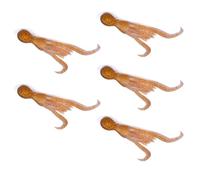 UncleS 5 Plantillas De Calamar Artificiales Cebos Blandos Señuelos Flotantes Silicona Aparejos Pesca 10 Cm Swimbaits Barcos Señuelos Pesca con Acción Realista