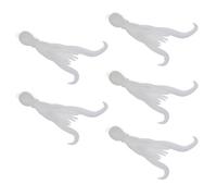 UncleS 5 Plantillas De Calamar Artificiales Cebos Blandos Señuelos Flotantes Silicona Aparejos Pesca 10 Cm Swimbaits Barcos Señuelos Pesca con Acción Realista