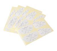 UncleS 5 Uds. Cinta De Impactos para Palos Golf Etiquetas Grabadora Golpes Herramienta Entrenamiento Swing Etiquetas Impacto Golf Pegatinas Impacto Duraderas