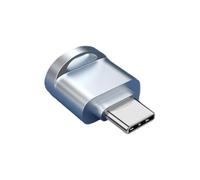 UncleS Adaptador de tarjeta TF tipo C para cámara digital, adaptador de lector de tarjetas de memoria, conector de transferencia de lectura simultánea para laptop, adaptador de tarjeta de cámara