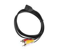 UncleS Cable Macho Estable De USB A 3RCA 150 Cm Garantiza Transmisión Auditiva Y Vídeo Clara para Múltiples Dispositivos