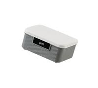 UncleS Caja De Seguridad con Cerradura 4 Dígitos Organizador Almacenamiento Apilable 9L para Artículos Importantes Joyas En Efectivo Contenedor Seguridad Privacidad Contenedor con Cerradura
