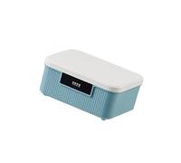 UncleS Caja De Seguridad con Cerradura 4 Dígitos Organizador Almacenamiento Apilable 9L para Artículos Importantes Joyas En Efectivo Contenedor Seguridad Privacidad Contenedor con Cerradura