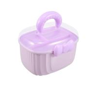 UncleS Caja Organizadora De Almacenamiento Accesorios para Cabello Transparente 2 Gran Capacidad Mujeres Y Niñas con Agarre Cómodo Caja Organizadora Accesorios