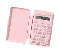 UncleS Calculadora Científica con Cubierta Pastel 8 Dígitos para Estudiantes con Estuche Duradero Funciones Matemáticas Básicas Calculadora Tipo Clamshell para La Escuela