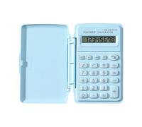 UncleS Calculadora Científica con Cubierta Pastel 8 Dígitos para Estudiantes con Estuche Duradero Funciones Matemáticas Básicas Calculadora Tipo Clamshell para La Escuela
