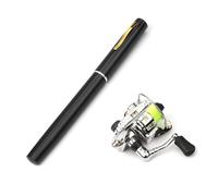 UncleS Cañas De Pesca En Forma De Pluma Y Carretes Combinado Conjuntos Portátil Telescopio Bolsillo Lápiz Para Pesca De Bolsillo Mar