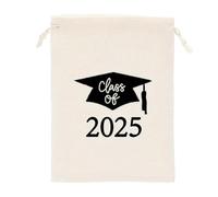 UncleS Canvas Drawstring Bags Kindergarten Middle High School College Graduate for Party Supply Personality Graduation