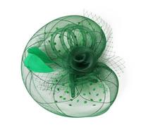 UncleS Classical Fascinator Hat Women Teaparty Headwear With Feathered Mesh Flower For Formal Occasion Gathering Bridal Shower Derby Fascinator Headpiece