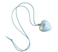 UncleS Collar de moda con corazón y lazo, inspirado en dopamina, hecho a mano, longitud ajustable, cadena de clavícula, accesorio de moda juvenil, talla única, como se describe, como se describe