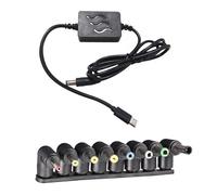 UncleS Conectores Múltiples Cable De Alimentación Tipo C A 24 V con Varios Dispositivos Y Dispositivos Conjunto Conectores Opcionales para Uso Versátil Adaptador Cámara Seguridad