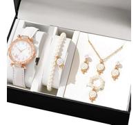 UncleS Conjunto De Reloj Práctico Y Accesorios Elegantes Para Mujer Joyería Textura Aleación Para Diversas Ocasiones Aleación Y Reloj