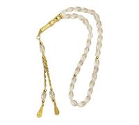 UncleS Cuentas Ovaladas Tasbih De Oración Islámica De Vidrio con Borlas Doradas para La Devoción Diaria Y La Meditación Evento Cultural Meditación Espiritual