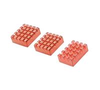 UncleS Disipador de calor de cobre de 3 piezas que mejora la refrigeración para placas de desarrollo K2B H618, accesorio de placa de desarrollo de radiador de refrigeración pasiva